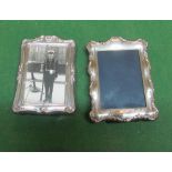 Two silver photo frames