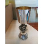 A silver goblet No.311/350