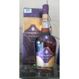 A bottle of Courvoisier