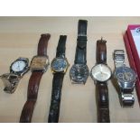 Four gents wristwatches