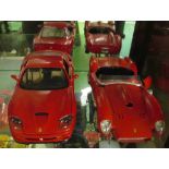 Two Burago Ferraris