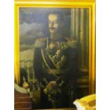 An oil portrait of an Army gentleman