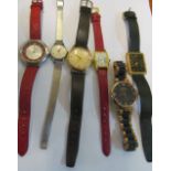 A Smith's watch and five other watches