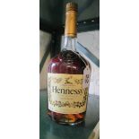 A bottle of Very Special Hennessy Cognac one litre