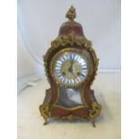 A small 19th Century Boulle clock
