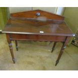 An mahogany hall table