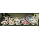 Some tureens, meat platters, teapots et cetera