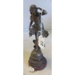 A Spelter model after Moreau