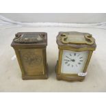 Two Carriage clocks