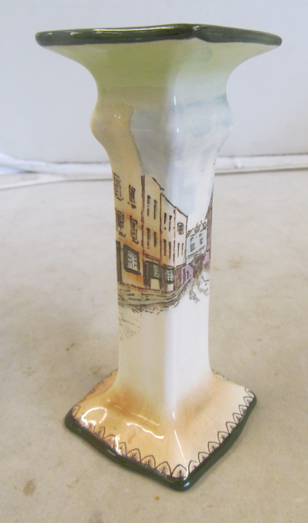 A Royal Doulton flambé vase hunting scene and pair Dickensware 1920's candlesticks - Image 14 of 24