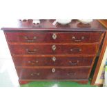 A 19th Century chest of four drawers