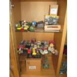 A Dinky Motor Patrol, various cars et cetera and repairs/spares, all play worn