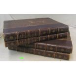 Four large books Works of Shakespeare in two volumes (four in total) J.S. Virtue & Co. Imperial