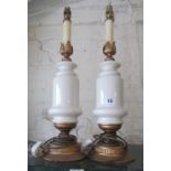 A pair of mid-century American style lamps