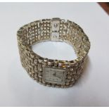 A Jean Rennet ladies watch on silver bracelet style strap (i.c)