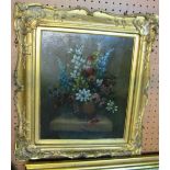 P. le Bois still life in gilt frame