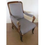 A Victorian armchair