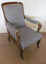 A Victorian armchair