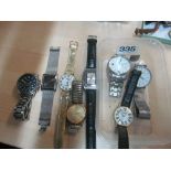 Eight various watches