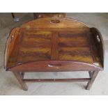 A butlers tray top coffee table