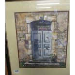 A watercolour doorway by Peter Clarkson