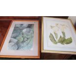 Various floral prints, watercolours and tapestry pictures