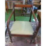 Two 19th Century elbow chairs