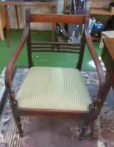 Two 19th Century elbow chairs