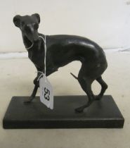 A model of a greyhound