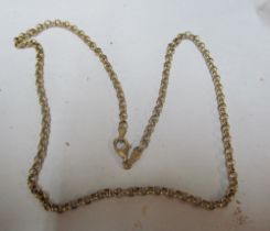 A 9ct gold chain 12.5g