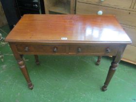 A Victorian mahogany side table