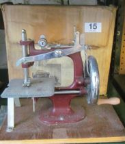 An Essex Miniature sewing machine