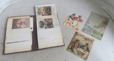 Various postcards and a small group of ephemera