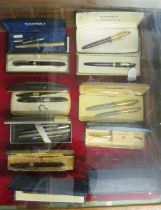 Various Schaeffer pens, boxed