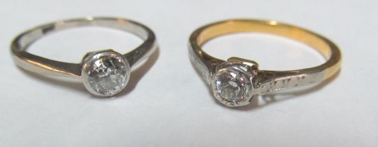 Two diamond rings