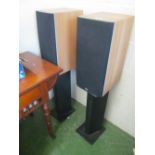 A pair of Bowers & Wilkins speakers
