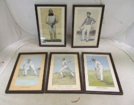 Five cricket pictures
