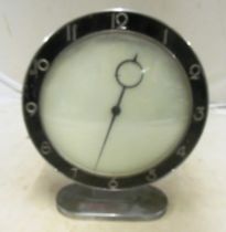 An Art Deco freestanding clock