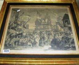 An engraving 'Southwark Fair'