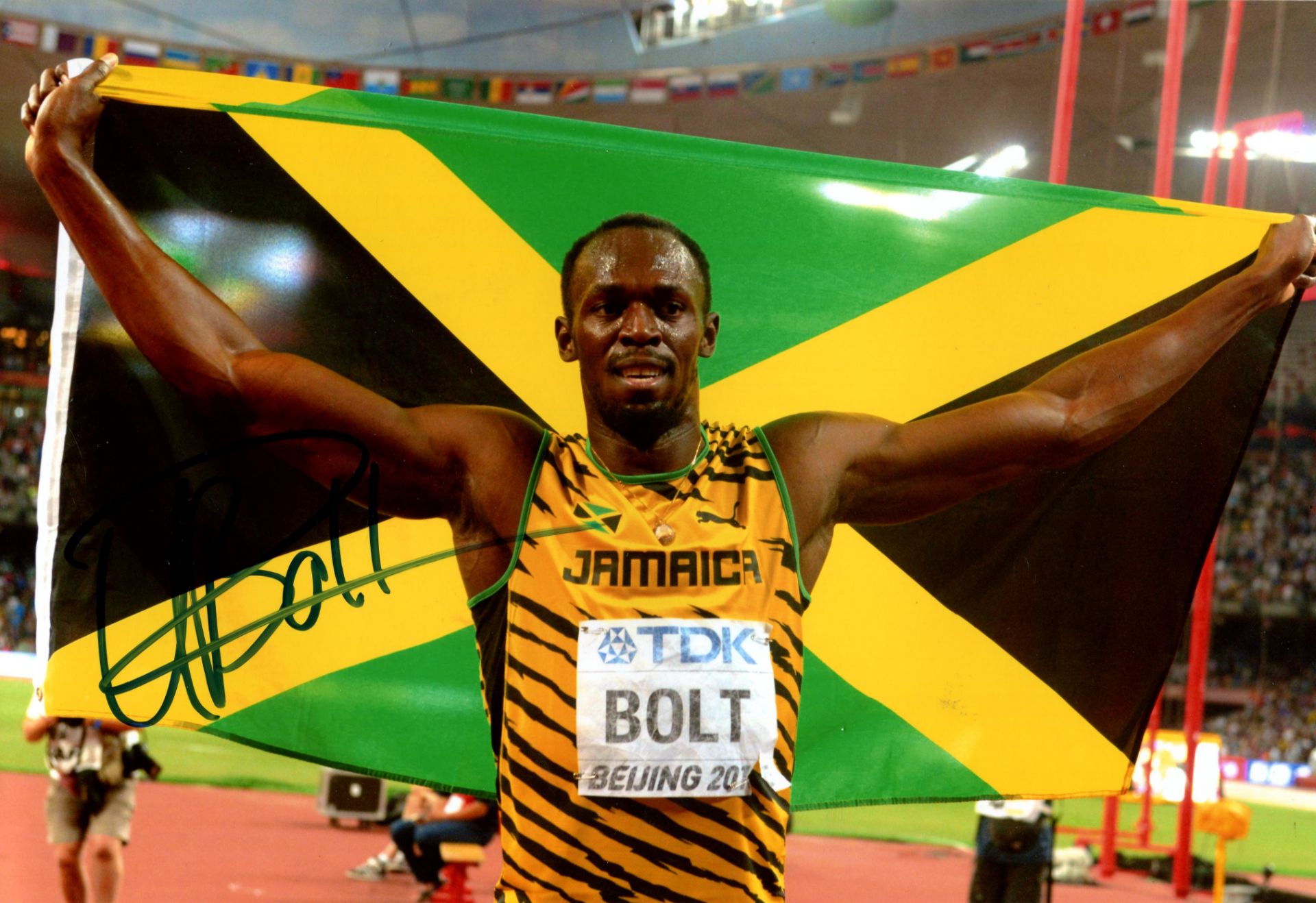 BOLT USAIN: (1986- ) Jamaican Sprinter, known as ''Lightning Bolt''.