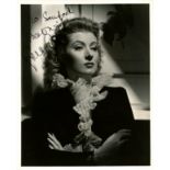 GARSON GREER: (1904-1996) English actress,