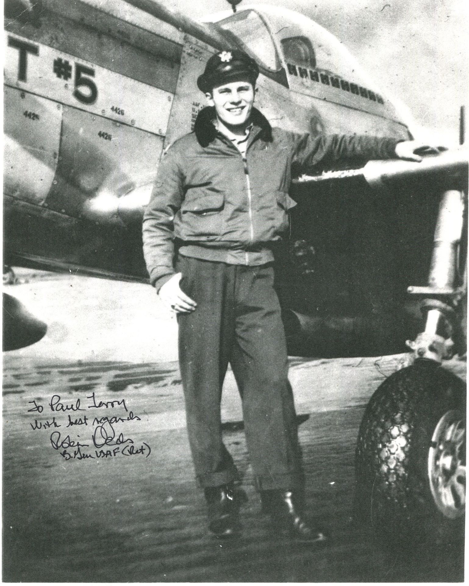 OLDS ROBIN: (1922-2007) American fighter pilot, - Image 5 of 5