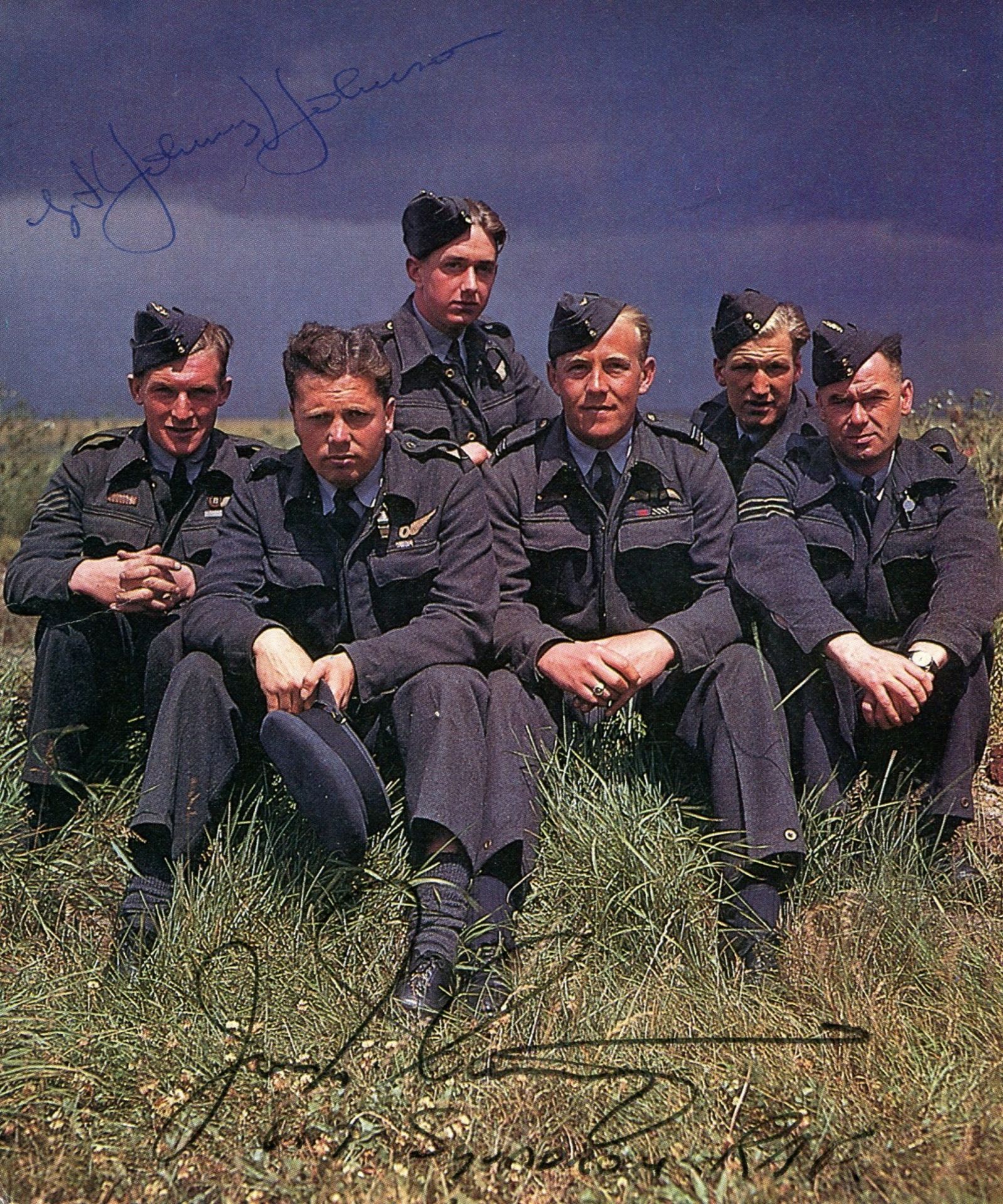 DAMBUSTERS THE: A good selection of signed pages (6; - Image 6 of 15