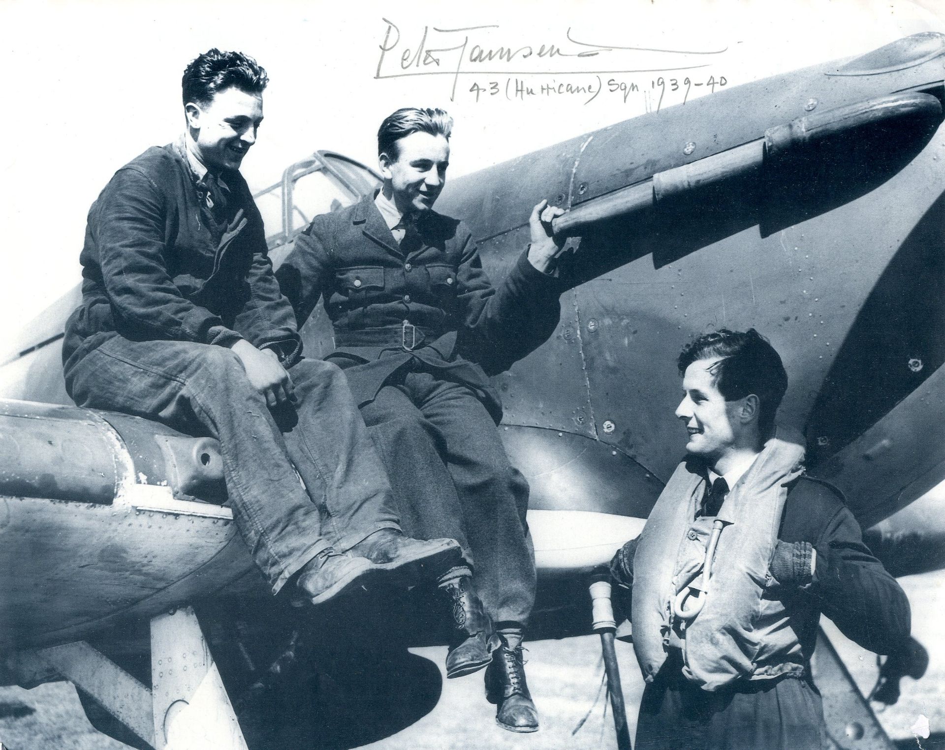 TOWNSEND PETER: (1914-1995) British Group Captain and flying ace of World War II who participated - Image 3 of 8