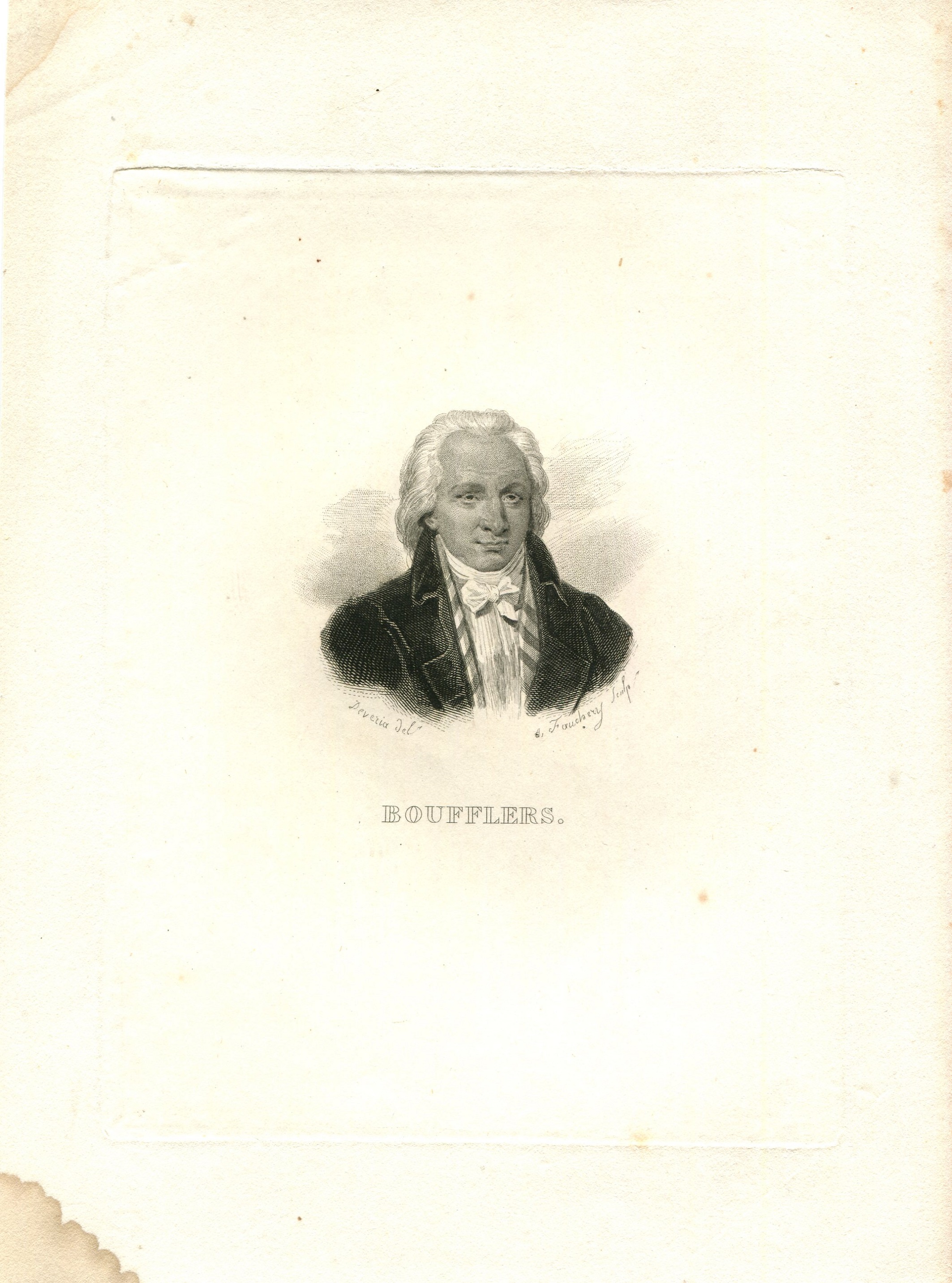 BOUFFLERS STANISLAS DE: (1738-1815) French Statesman and Writer. - Image 3 of 3