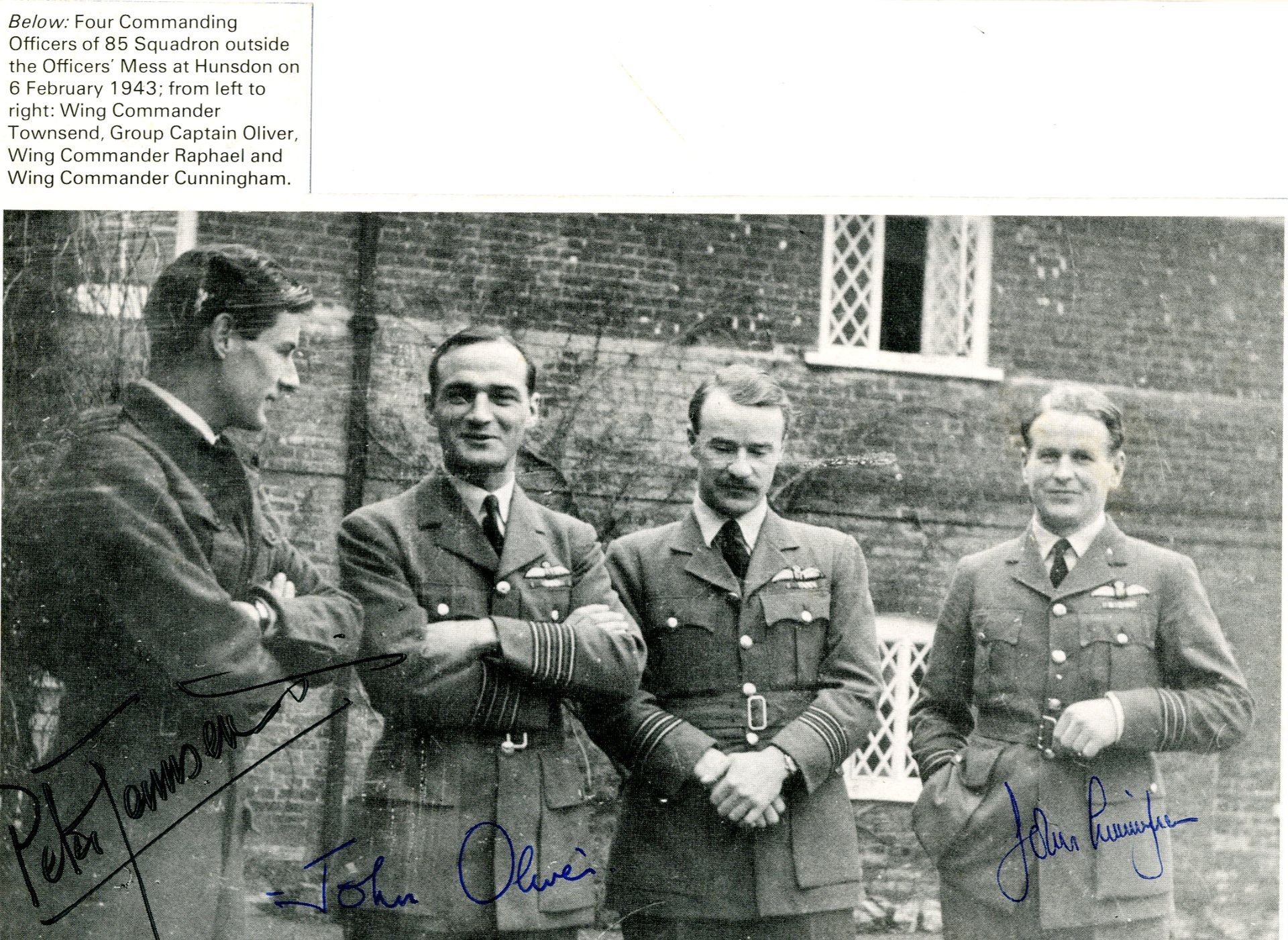 TOWNSEND PETER: (1914-1995) British Group Captain and flying ace of World War II who participated - Image 6 of 8