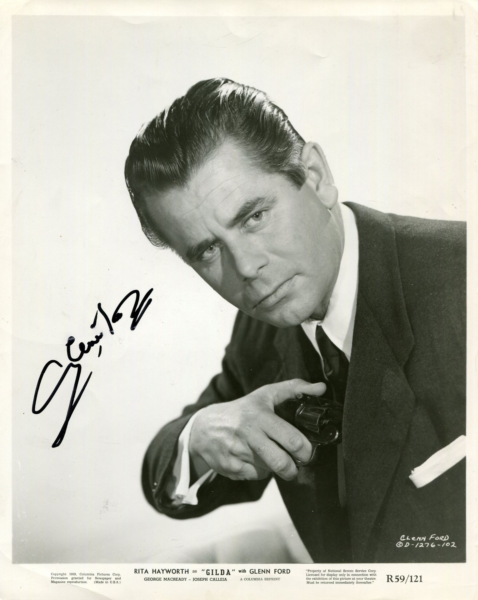 FORD GLENN: (1916-2006) Canadian-American actor.