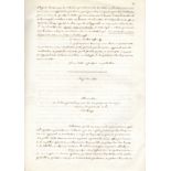 [COGNAC]: An important autograph manuscript by Henri Guilbault entitled Memoire sur un nouvel