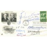 NOBEL PRIZE WINNERS: A good multiple signed First Day of Issue cover honouring the Mayo Brothers