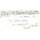 MARTIN FRANK: (1890-1974) Swiss Composer. An attractive A.M.Q.S.